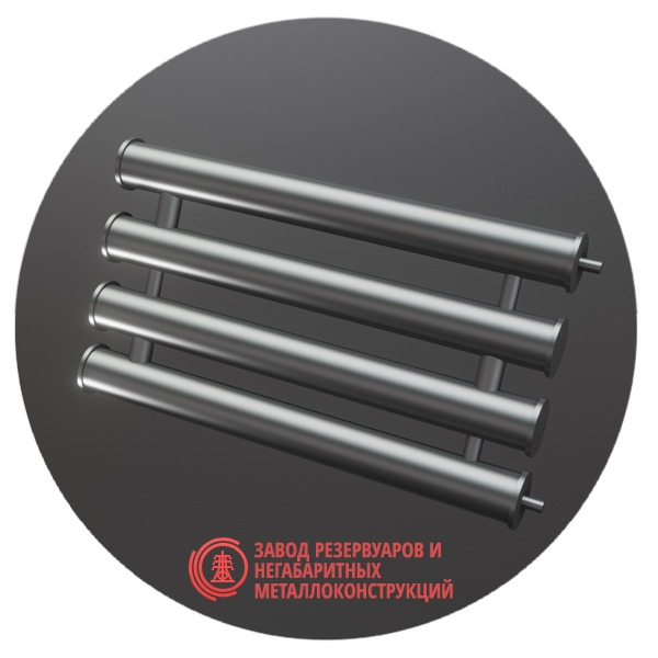 Регистры отопления четырехрядные РСП-4x159x4.0-2000 мм