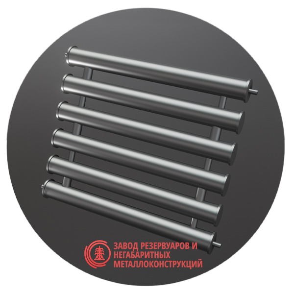 Регистры отопления шестирядные РСП-6x133x4.0-2000 мм