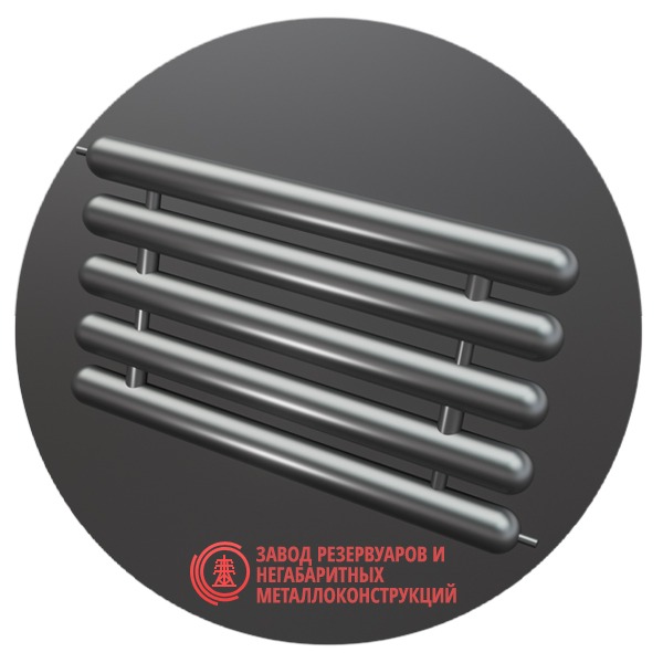 Регистры отопления пятирядные РСЭ-5x108x3.0-7000 мм
