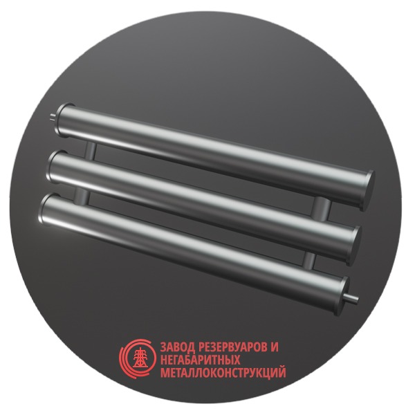 Регистры отопления трехрядные РСП-3x114x4.0-2000 мм