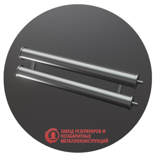 Регистры отопления двухрядные РСП-2x48x2.0-4000 мм