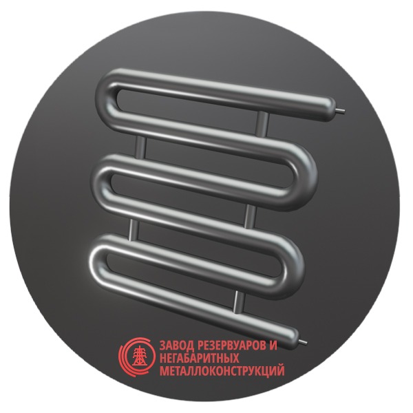 Регистры отопления шестирядные РЗЭ-6x57x2.5-5000 мм