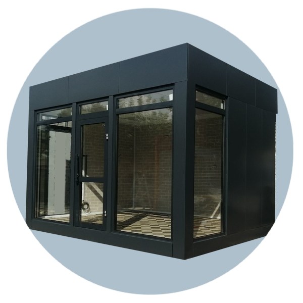 Торговый павильон с рекламным коробом 4000х2400 мм