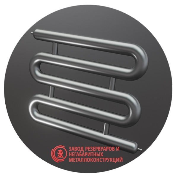 Регистры отопления пятирядные РЗЭ-5x48x2.0-7000 мм