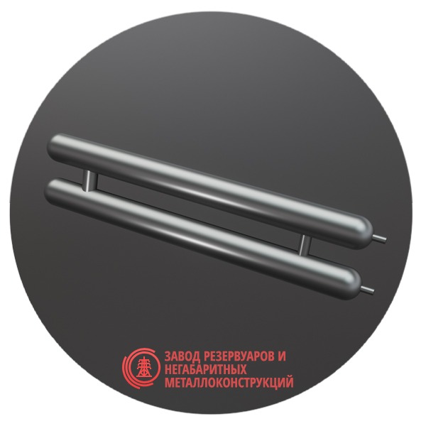 Регистры отопления двухрядные РСЭ-2x76x2.5-1000 мм