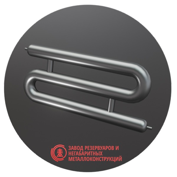 Регистры отопления трехрядные РЗЭ-3x89x3.0-7000 мм