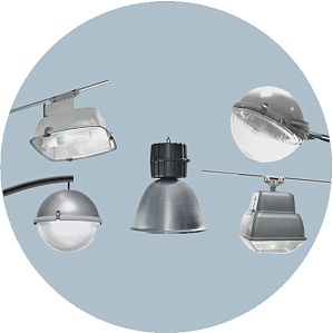 Светильник ламповый &quot;Адонис&quot; напольный, венчающий металлогалогенный